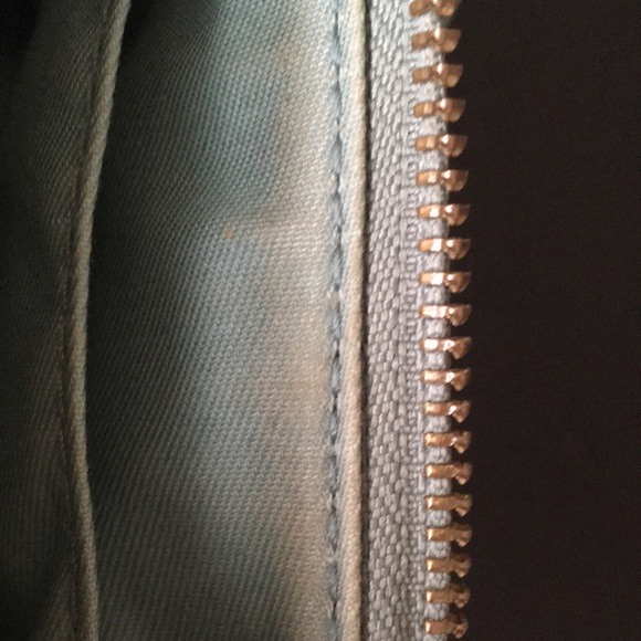 Fossil aqua real leather crossbody/shoulder bag - Picture 11 of 12